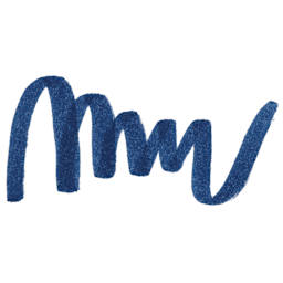 Caran d'Ache Fibralo Brush Marker - Night Blue swatch
