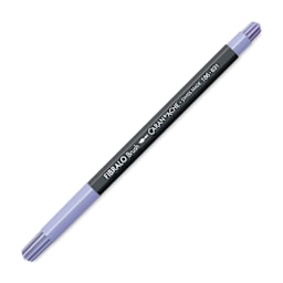 Caran d'Ache Fibralo Brush Marker - Light Ultramarine Violet with cap on