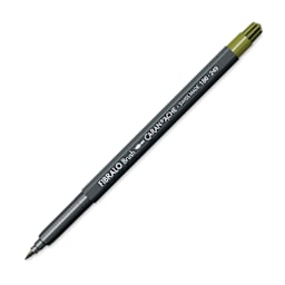 Caran d'Ache Fibralo Brush Marker - Dark Olive