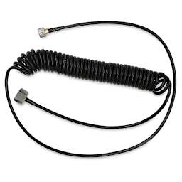 Iwata Airbrush Coiled Hose - 10 ft, 1/8" and 1/4" fittings