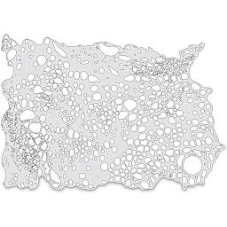 Artool Bubble FX Freehand Templates - Template 4 in 4 pc Set