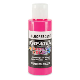 Createx Airbrush Color - 2 oz, Fluorescent Hot Pink