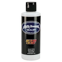 Createx Colors AutoBorne Sealers - Front of 4 oz. bottle of Transparent Sealer