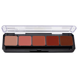 Graftobian Lip Palettes - Front view of open Fashion palette

