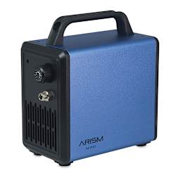 Sparmax Arism Mini Compressor - Angled view of Sky Blue Compressor