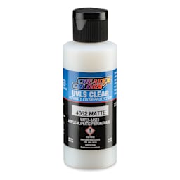 Createx Airbrush Clears - UVLS Top Coat, Matte, 2 oz, Bottle