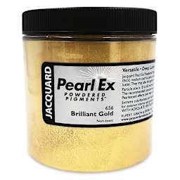 Jacquard Pearl-Ex Pigment - 4 oz, Brilliant Gold, Jar