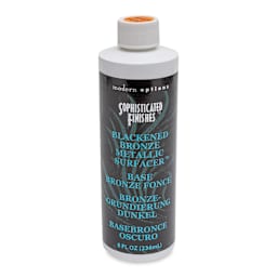 Metallic Surfacer Solution - 8 oz, Blackened Bronze - front