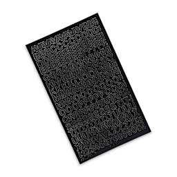 Chartpak Vinyl Letters – 1/2" Capital Letters, Black