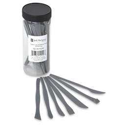 Richeson Student Clay Modeling Tool Sets - 35 pc Canister shown, with one of each tool in front