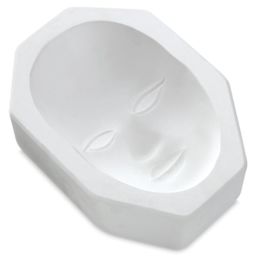 Mayco Slump and Hump Molds - Top view of One piece Mask Mold shown 