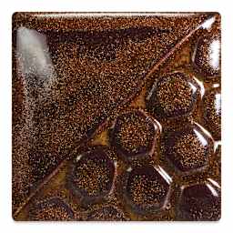 Mayco Elements Glaze - Copper Adventurine, fired at cone 06 oxidation