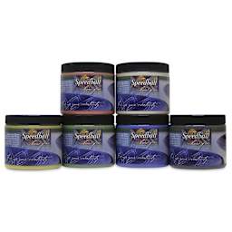 Speedball Earthenware Glaze - School Pack of 6, 16 oz