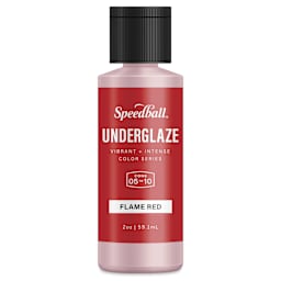 Speedball Ceramic Underglaze - Flame Red, Opaque, 2 oz
