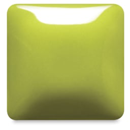 Blick Essentials Gloss Glaze - Pint, Granny Smith, fired at Cone 06 oxidation