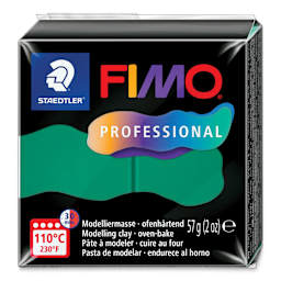 Staedtler Fimo Professional Polymer Clay - True Green, 2 oz front of packaging