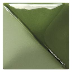 Mayco Fundamentals Underglaze - Leaf Green - fired at cone 06 oxidation