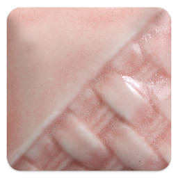 Mayco Stoneware Classic Glaze - Coral, fired at cone 10 reduction