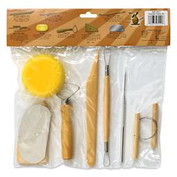Potter's Select Complete Pottery Tools - Set of 8 - back of packaging