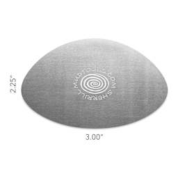 Mudtools Stainless Steel Drawing Rib - Pebble, Smooth - dimensions