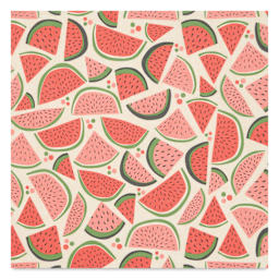 Elan Transfers Underglaze Transfer Sheet - Watermelon, Assorted Colors close up