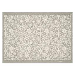 Elan Transfers Underglaze Transfer Sheet - Snowflake Lace, White
