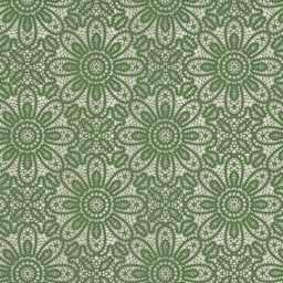 Elan Transfers Underglaze Transfer Sheet - Lace, Green - close-up