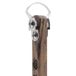 DiamondCore Pottery Trimming Tool - T2, Arc Tool w/ Cone Shaped Stylus - close-up of tip, angled