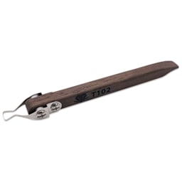 DiamondCore Pottery Trimming Tool - T102, XS Flat Top w/ Small Paddle Handle
