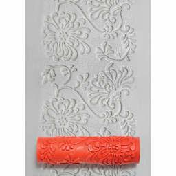 Xiem Tools Art Roller - Chrysanthemum applied to clay with roller