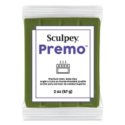 Sculpey Premo - 2 oz, Spanish Olive