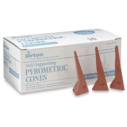 Orton Self-Supporting Cones, Cone 10 - Box of 25