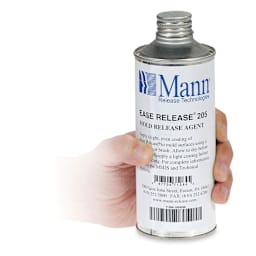 Smooth-On Ease Release 205 Mold Release Agent - Hand holding 16 oz Can
