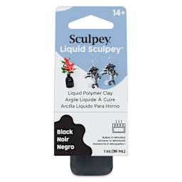 Liquid Sculpey - Black, 1 oz front of packaging