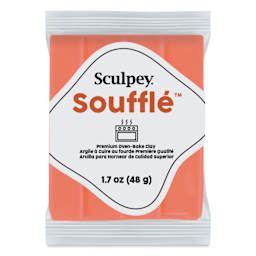Sculpey Souffle - Mandarin, 1.7 oz Bar