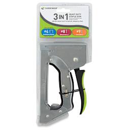 Surebonder 3 in 1 Heavy Duty Staple Gun, In Package