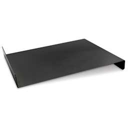Richeson Metal Inking Plate - Side view of plate showing lips
