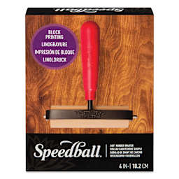 Speedball Soft Rubber Brayer - 4", front of packaging