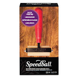 Speedball Soft Rubber Brayer - 2-1/2", front of packaging