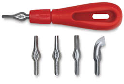 Essdee Lino Cutter Handle with 5 Blades