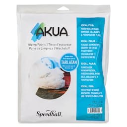 Rostow & Jung Akua Wiping Fabric - 19" x 10 yds, front of the packaging