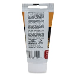 Speedball Oil Base Block Printing Ink - Red, 1.25 oz - back