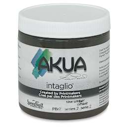 Akua Intaglio Ink - Raw Umber, 237 ml