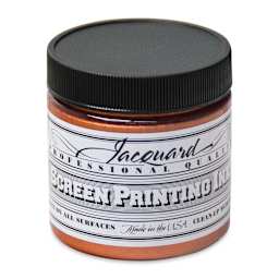 Jacquard Screen Printing Ink - Copper (Metallic), 4 oz