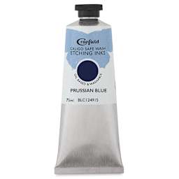 Cranfield Caligo Safe Wash Etching Ink - Prussian Blue, 75 ml Tube