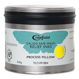 Cranfield Caligo Safe Wash Relief Ink - Process Yellow, 500 g
