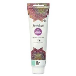 Speedball Fabric and Paper Block Printing Ink - Mint, 5 oz