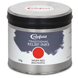 Cranfield Traditional Relief Ink - Warm Red, 500 g