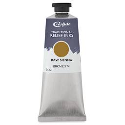 Cranfield Traditional Relief Ink - Raw Sienna, 75 ml