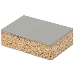 Blick Battleship Gray Linoleum - Block, 2" x 3", Mounted, flat